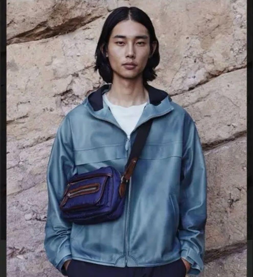 最終価格BERLUTI ベルルッティ　ナイロン　スクリットカリグラフィバッグ