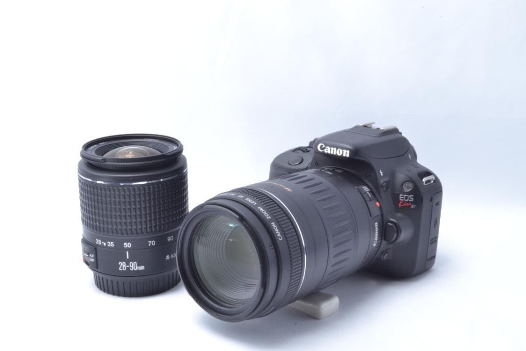 美品✨選べるおまけ付き✨Canon KissX7✨Wレンズセット✨初期不良保証