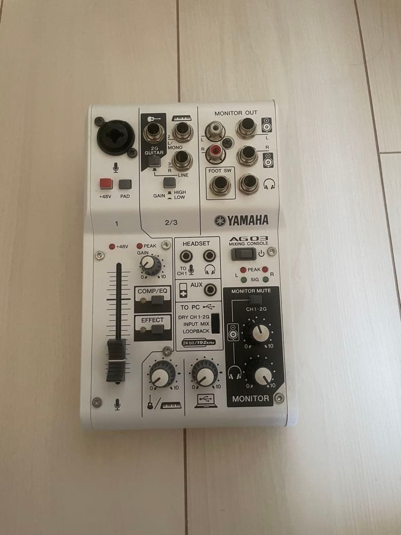 DJ機材 Yamaha AG03