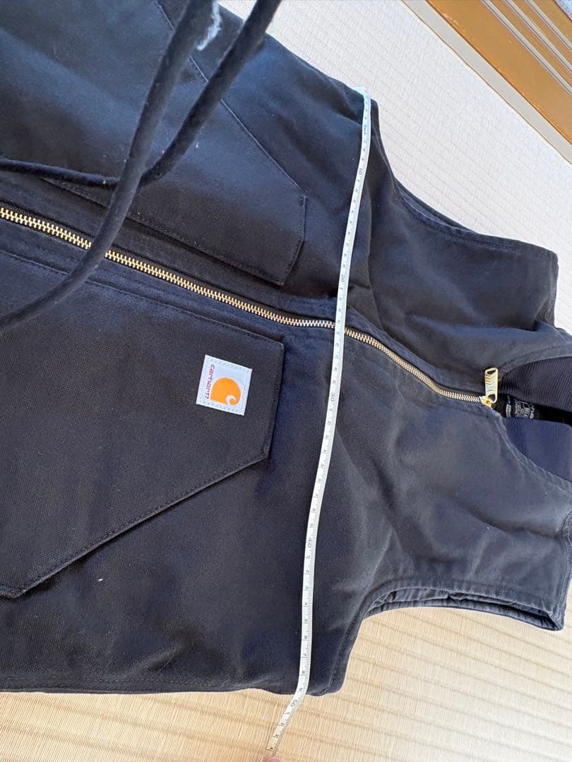 Carhartt 黒 ベスト