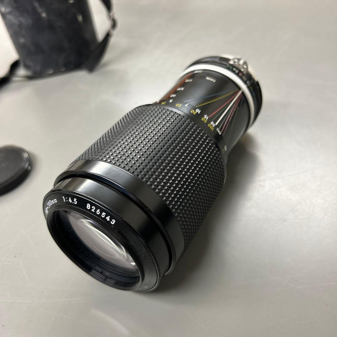 【大幅値下げ！】【送料無料】NIKONフィルムカメラ80-200mm 望遠レンズ