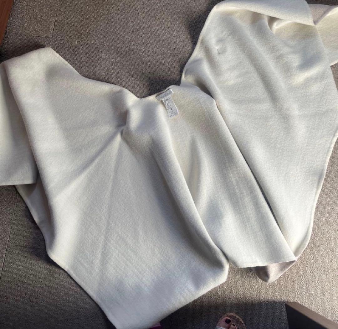 セール✨マックスマーラ　白タグケープコート　人気スタイリスト愛用　ポンチョ　F