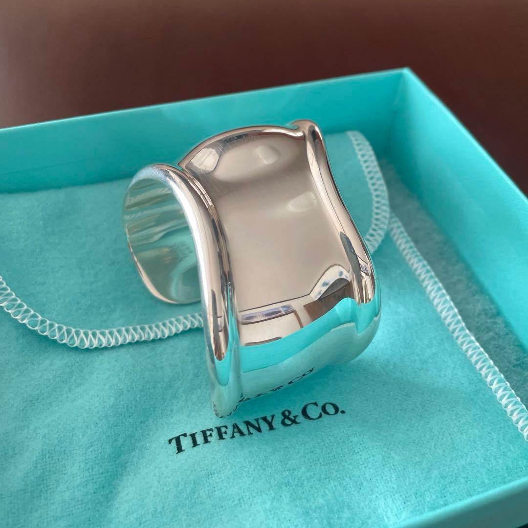 ティファニー エルサ ペレッティ ボーンカフ　左手 S サイズ