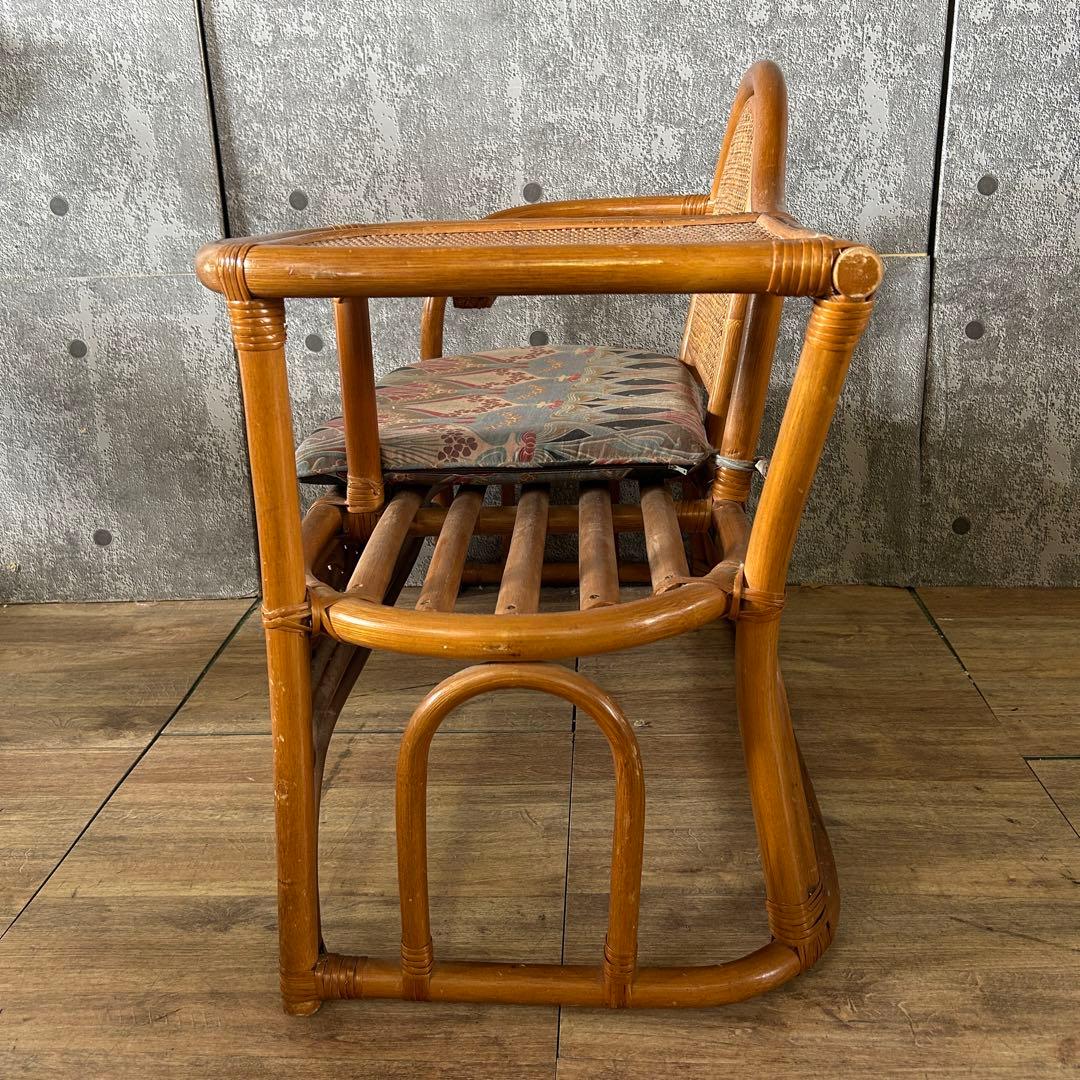 achan.꧁籐素材꧂ラタンテレフォンベンチ ソファ 電話台 いす チェア