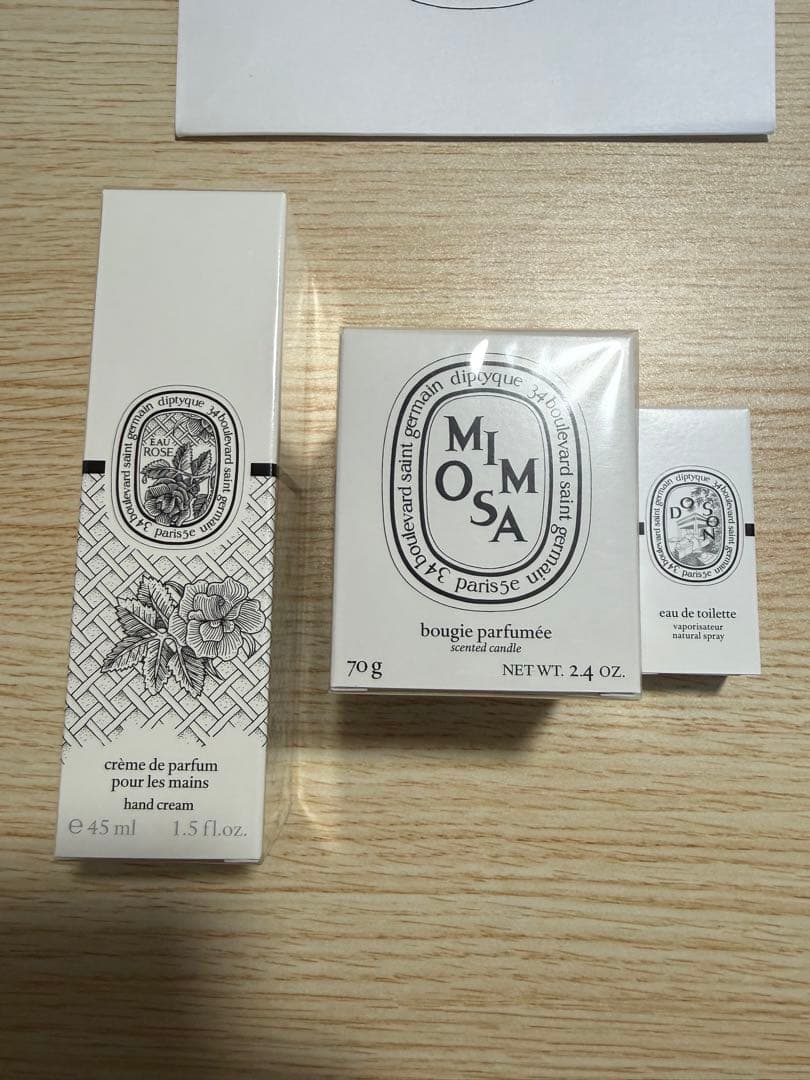 Diptyque ディプティック ミニキャンドル、ハンドクリーム 新品未使用