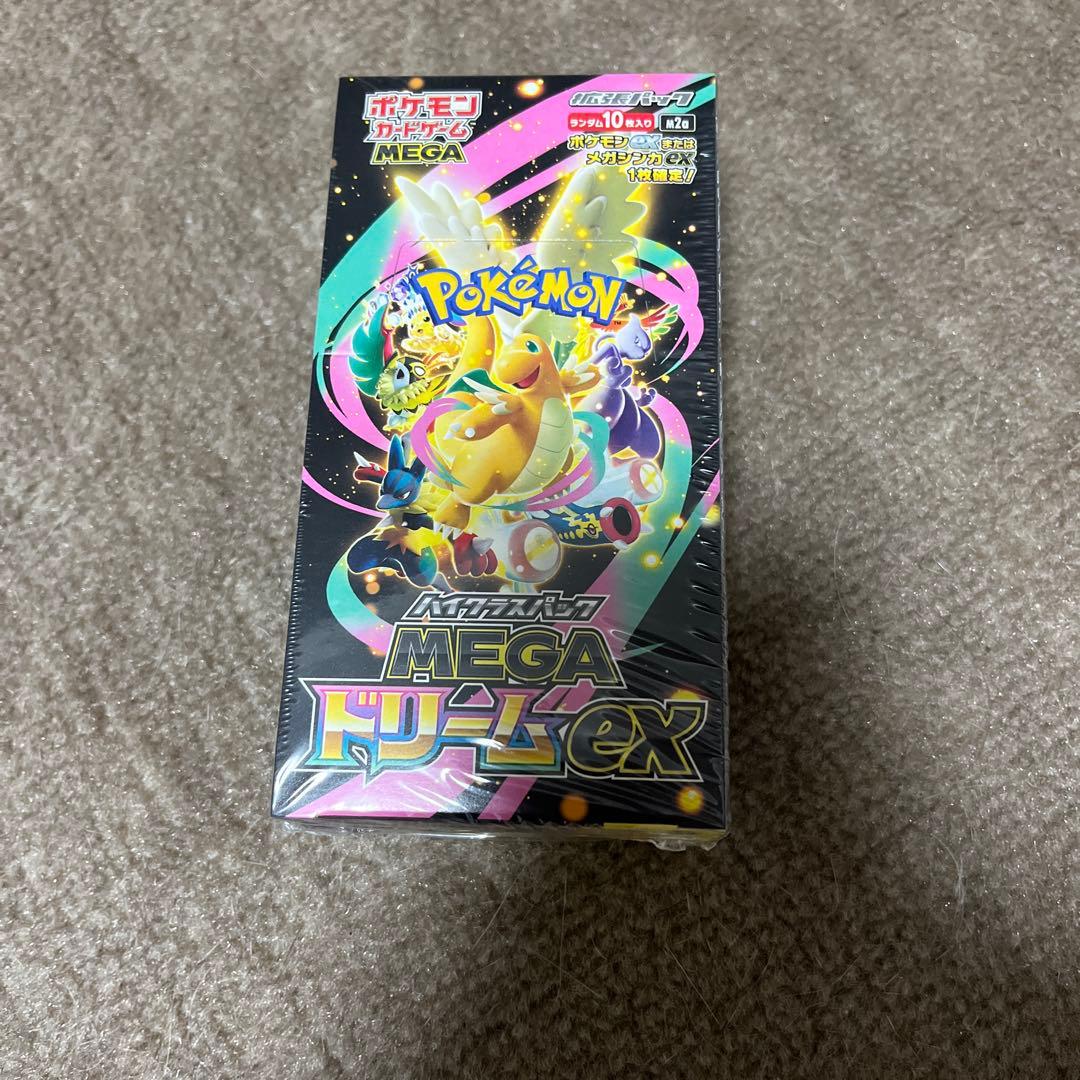 ポケモンカードゲーム MEGA ドリームEX シュリンク付き 1BOX
