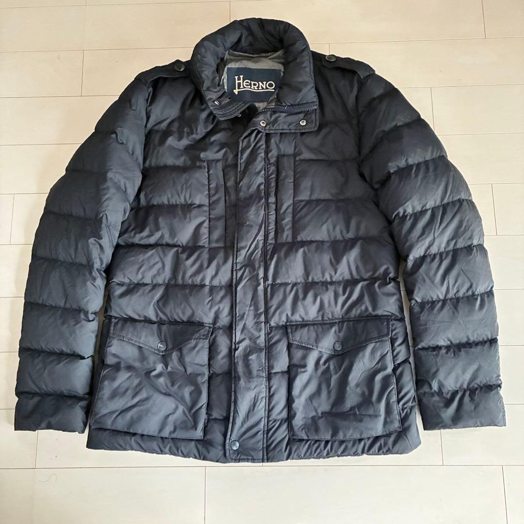 メ*4様 HERNOフード付きダウンジャケット 54