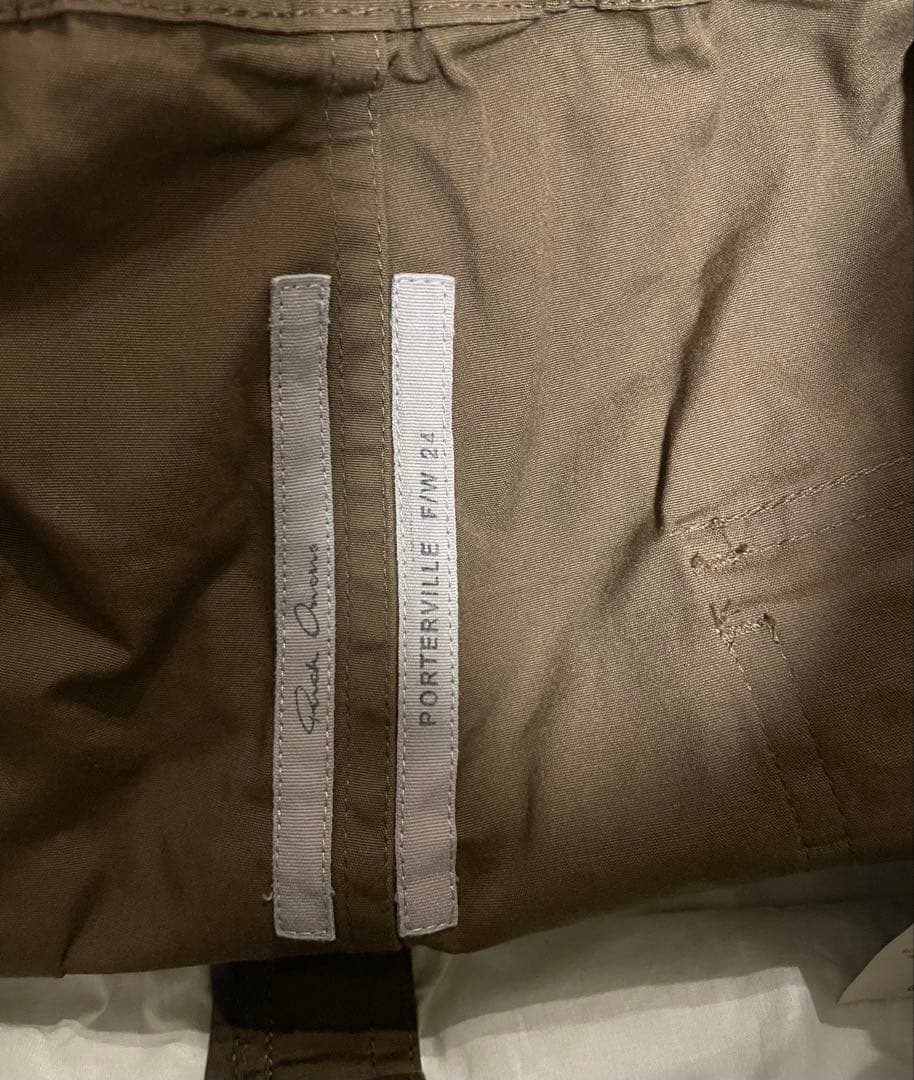 リックオウエンス　バウハウスカーゴパンツ50マストドンレシート原本付きジオバス