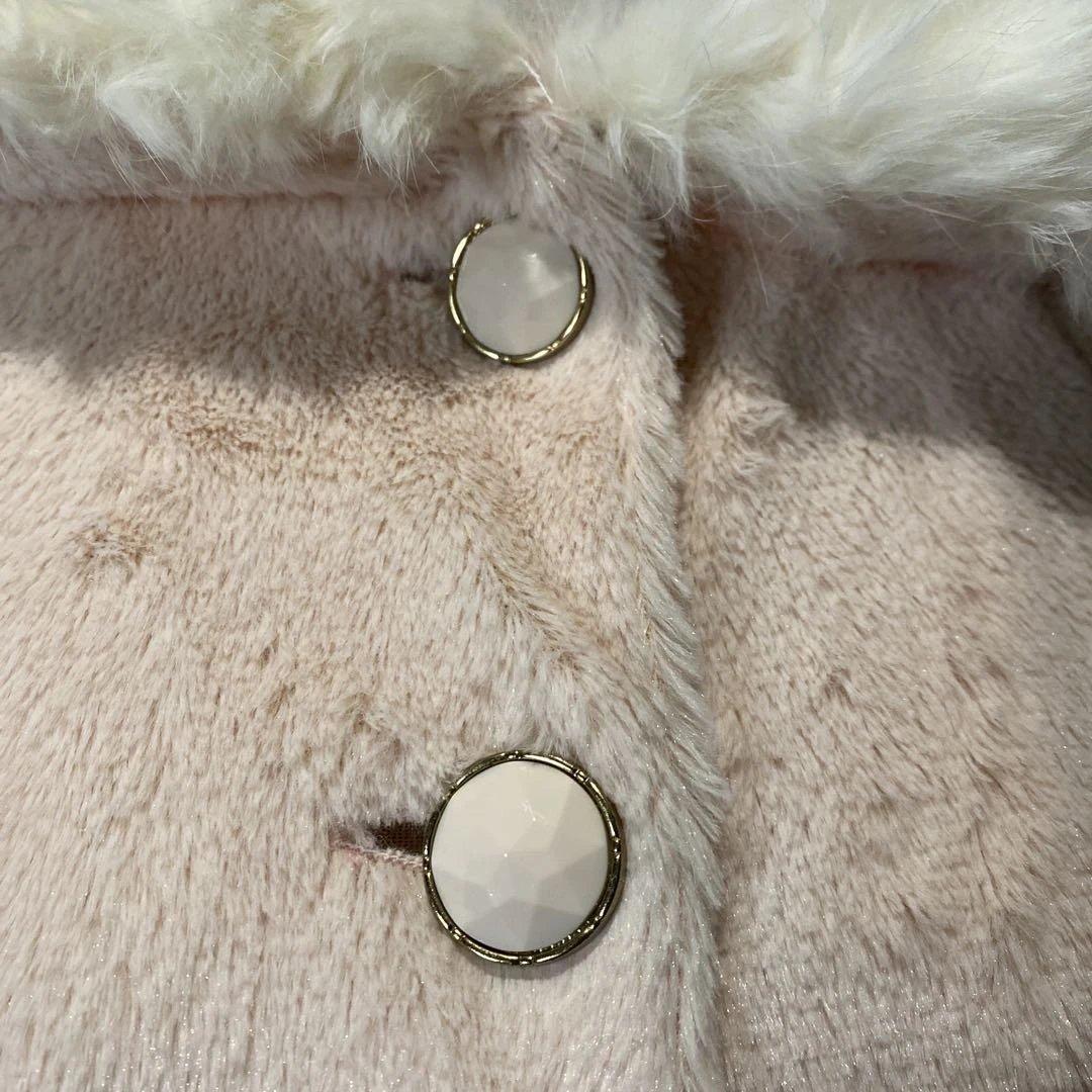 Y2K 平成ギャル　姫ロリ　LIZLISA ボア　フードパーカー　花柄