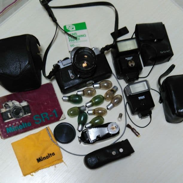 ミノルタ　SR-1　一眼レフカメラ　セット