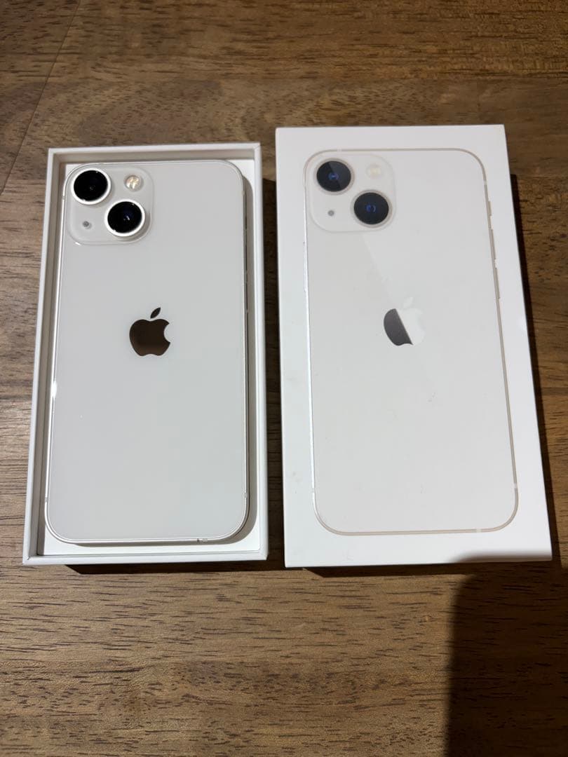 iPhone13mini starlight 128G バッテリー84%