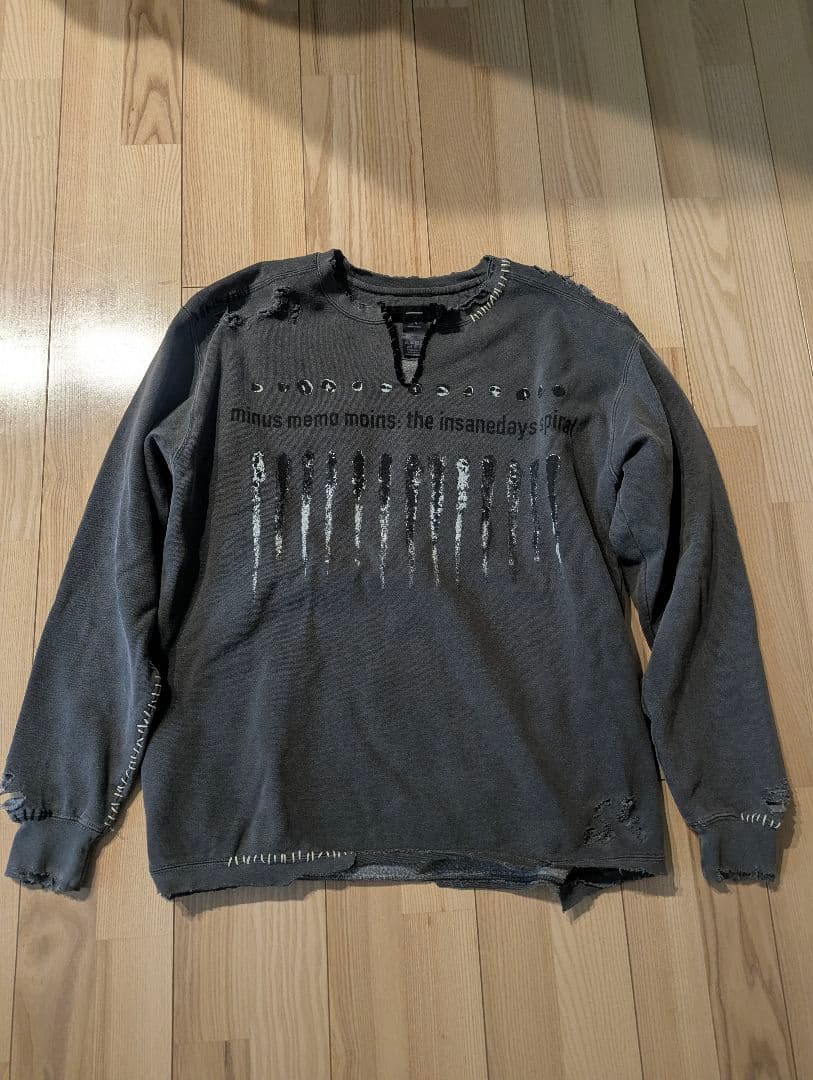 い*ん様 minus destroy sweat shirt ナインインチネイル