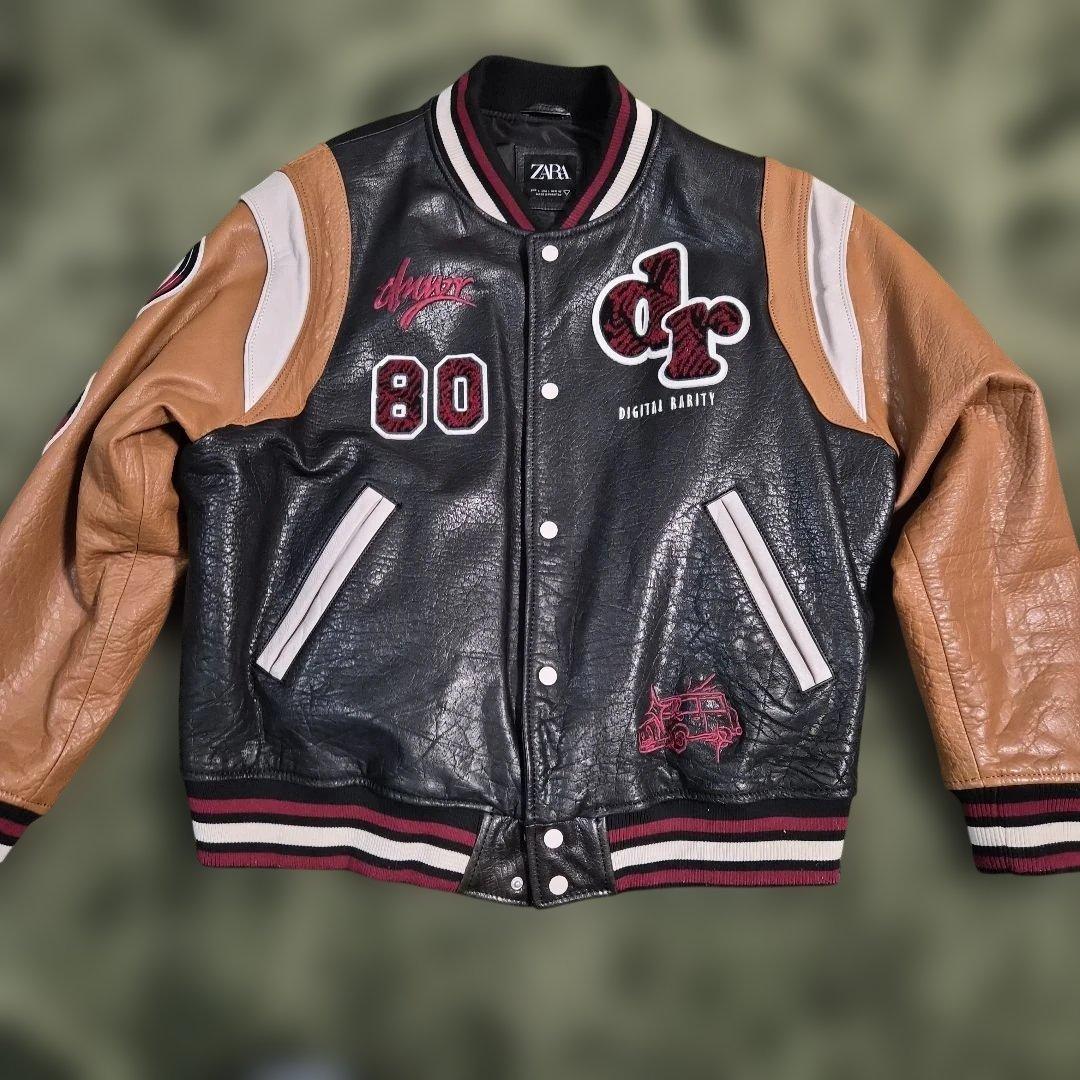 ZARA オールレザー スタジャン L 10回程度着用