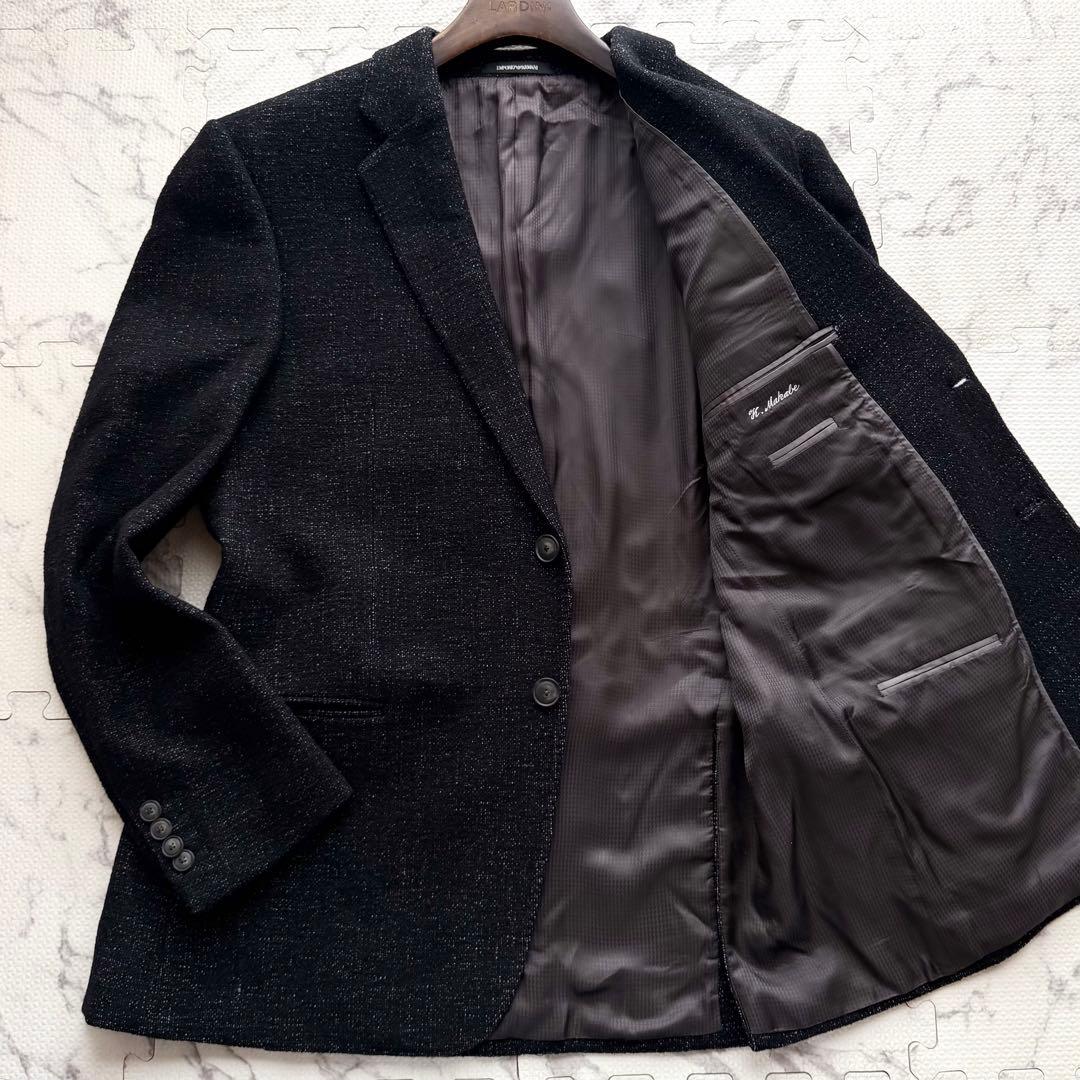 極美品✨エンポリオアルマーニ G LINE テーラードジャケット 黒 52