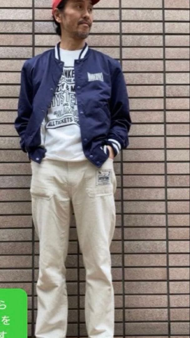 ヒステリックグラマー　ナイロンジャケット　ネイビー　Mサイズ