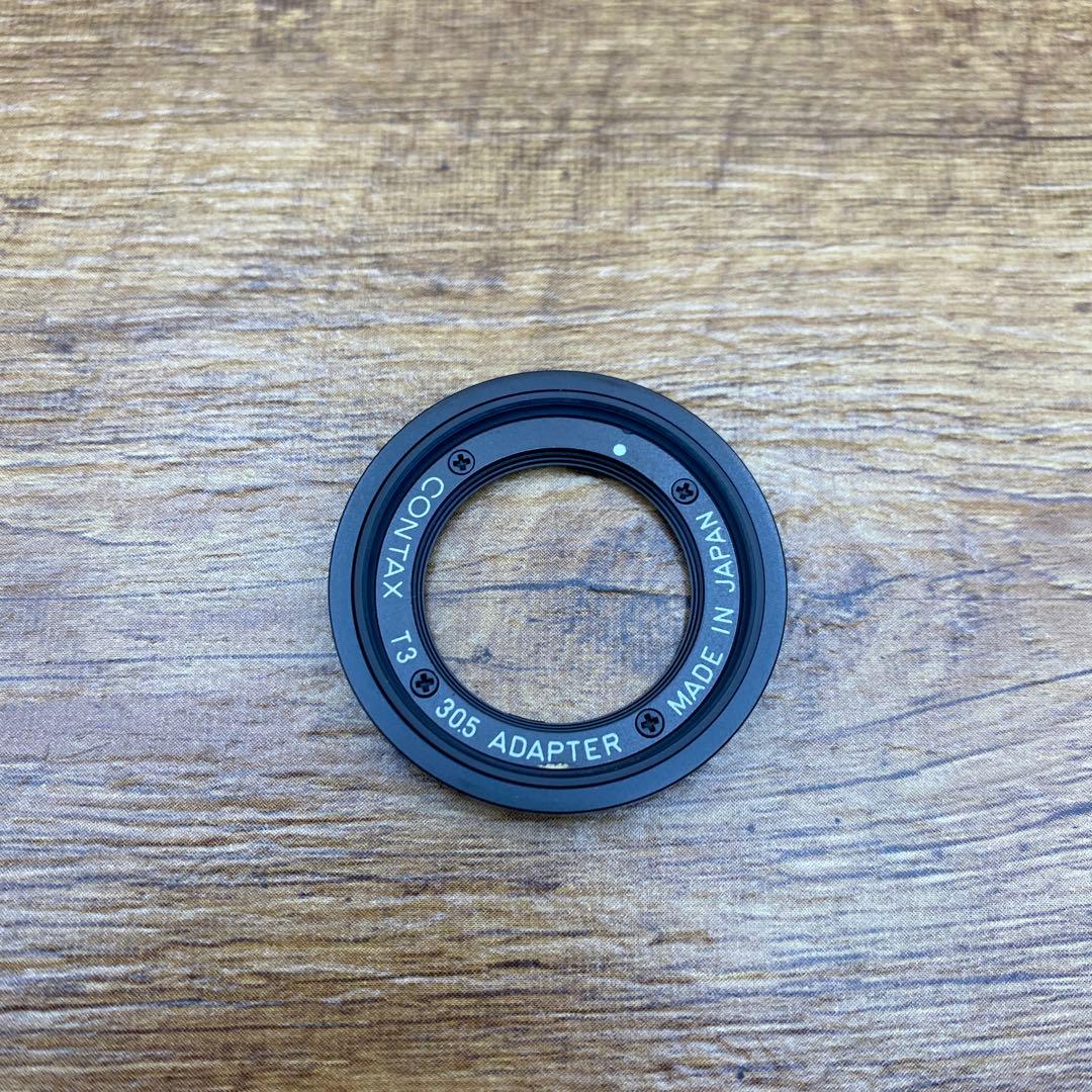 CONTAX コンタックス　T3 30.5 アダプター　BLACK T-376
