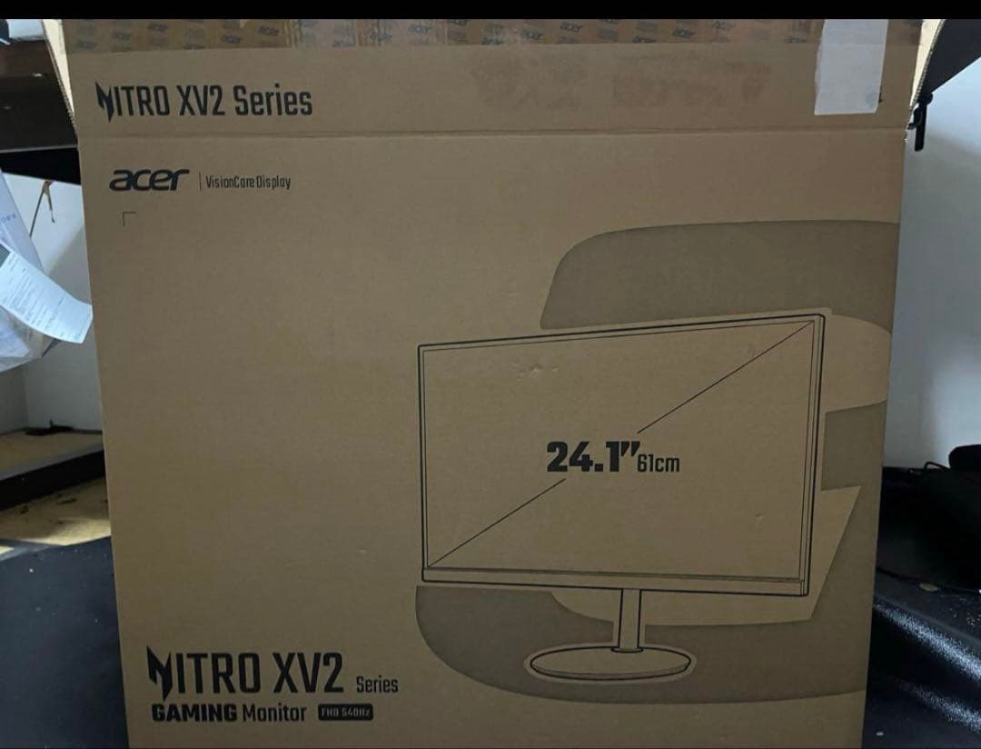 acer NITRO XV2 Series 540hz ゲーミングモニター