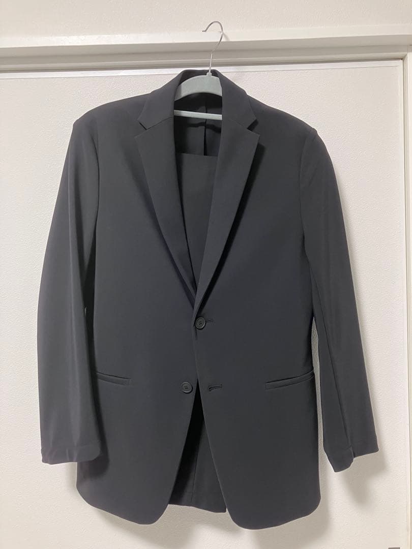 【美品】Theory ストレッチパンツ/ジャケット セットアップ 黒