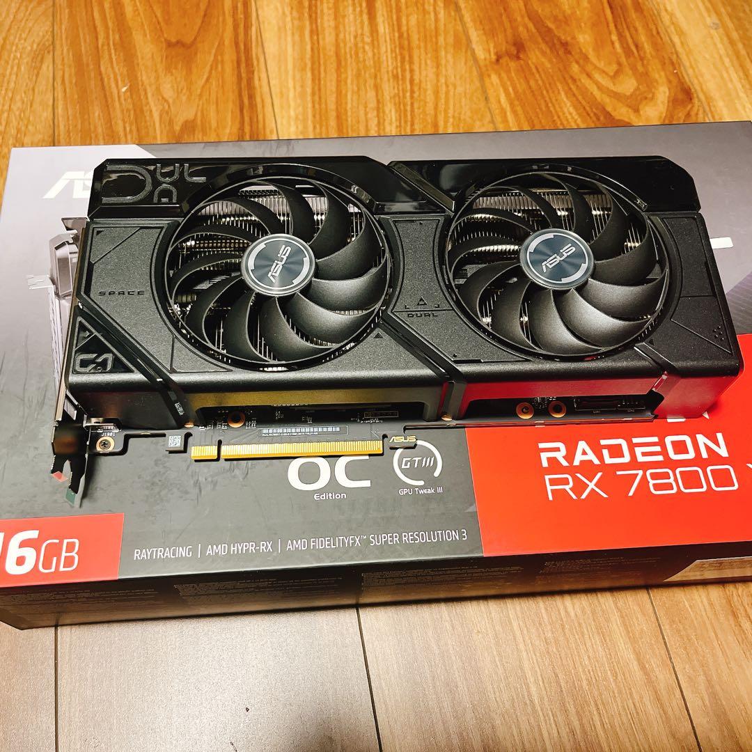 グラフィックボード・グラボ・ビデオカード ASUS Radeon RX 7800 XT OC 16GB