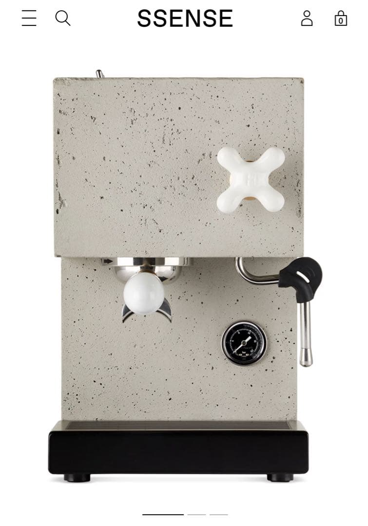 おしゃれでレアなエスプレッソマシン【AnZa Concrete】インテリアにも◎