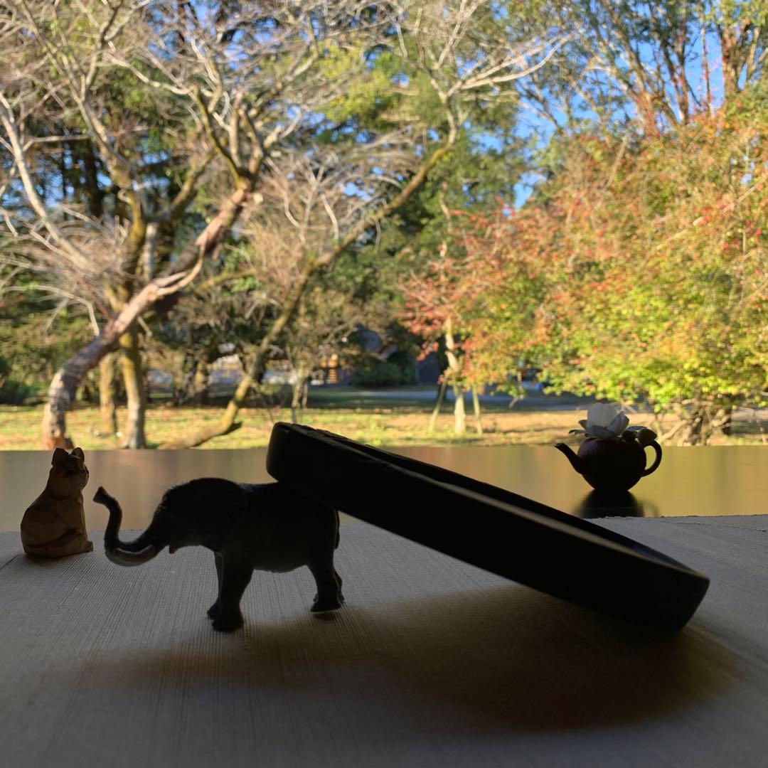 使い勝手良し♡古風なデザイン端渓硯