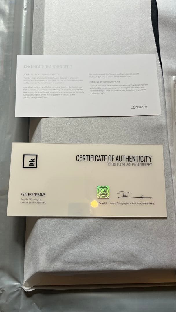 ピーターリック Peter Lik 『endless dreams』