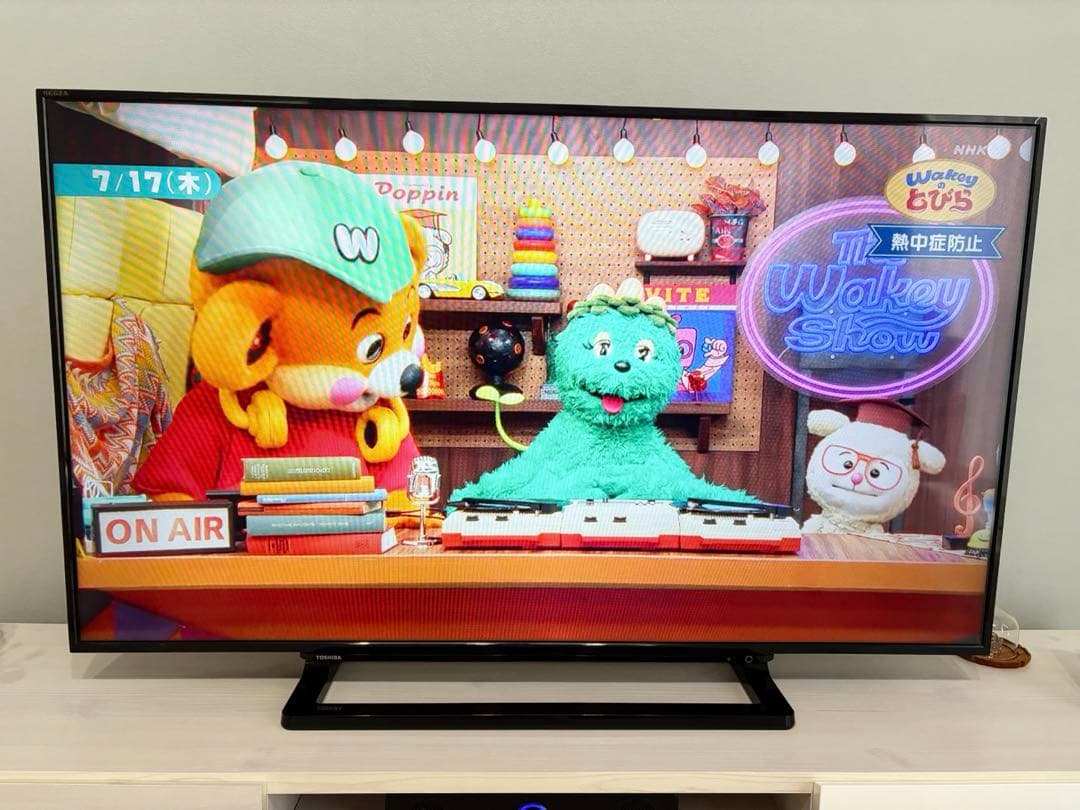 全国送料込 東芝50型液晶テレビ外付けHDD録画対応　HDMI×2端子