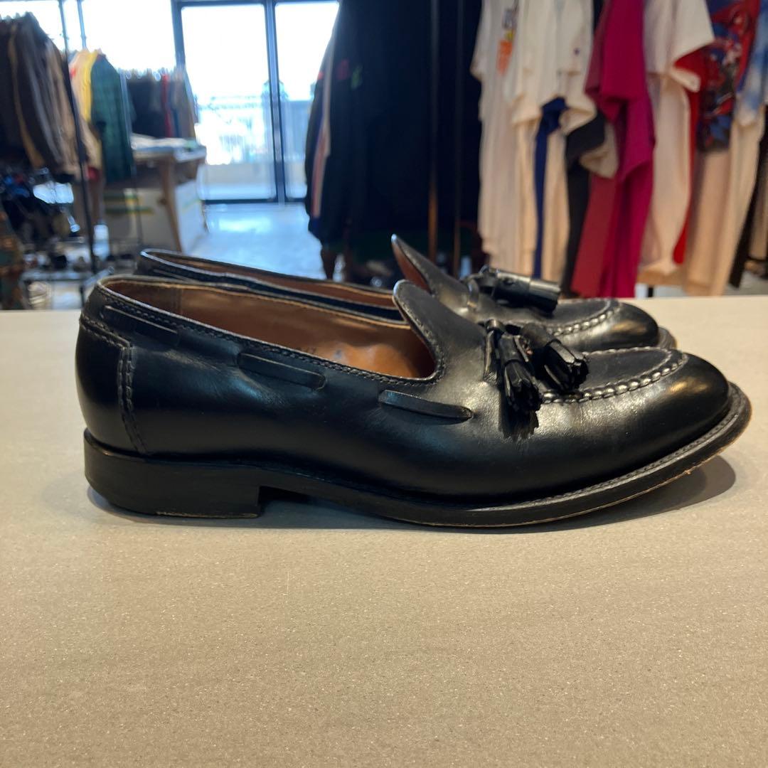 ALDEN×BEAMS PLUS カーフタッセルローファー　ブラック