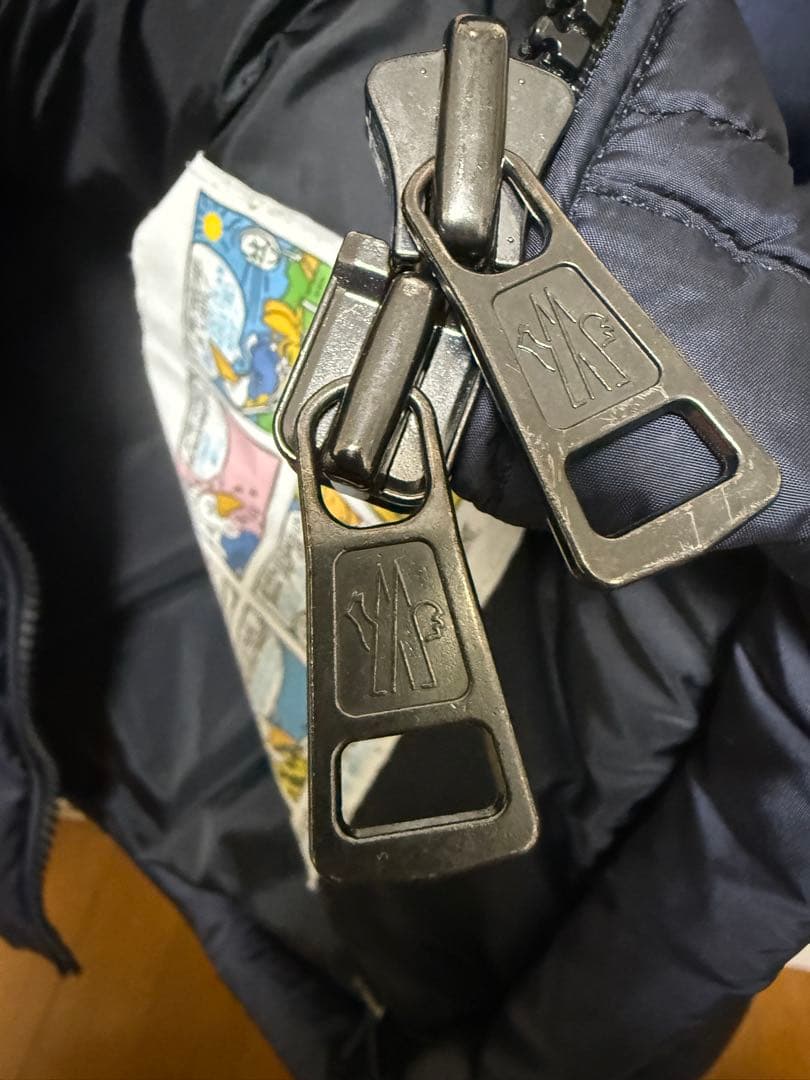 [美品]モンクレール　モランデレス　ネイビー　サイズ0