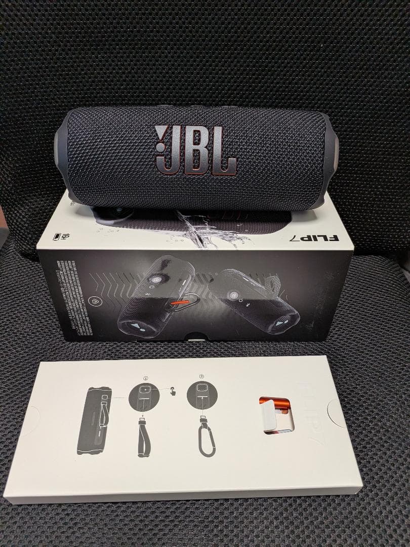 JBL FLIP 7 ブラック ワイヤレススピーカー動作確認のみ実施品