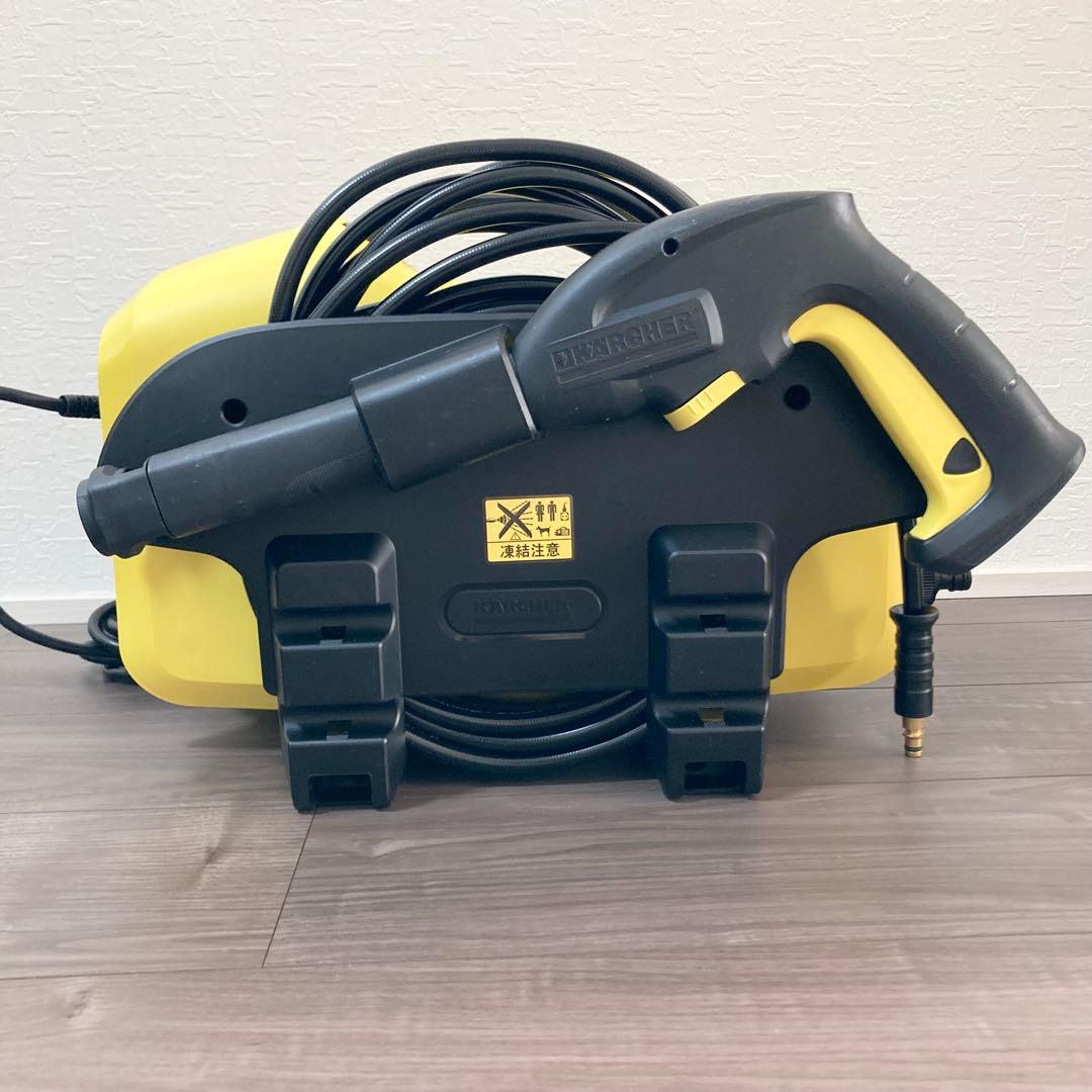 美品 高圧洗浄機 K2 サイレント 自吸水道兼用セット　ボックス付き
