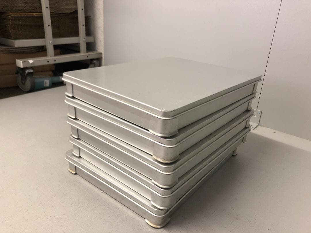 5個ふた付　アカオアルミ　硬質アルミ　システムバット　餃子バット　大50　⑷☆