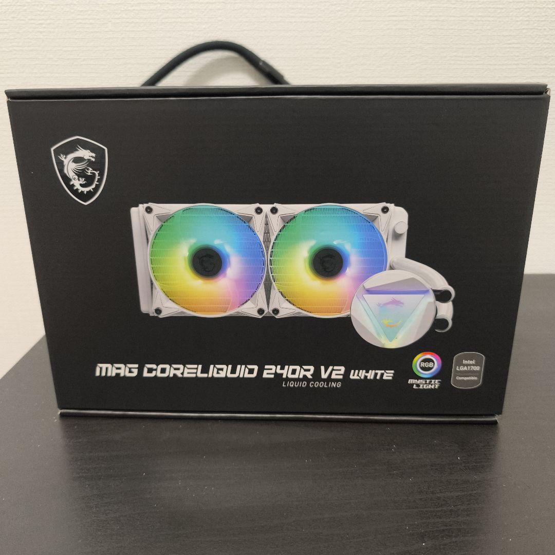 PC用ファン・クーラー MSI MAG CORELIQUID 240R V2 WHITE