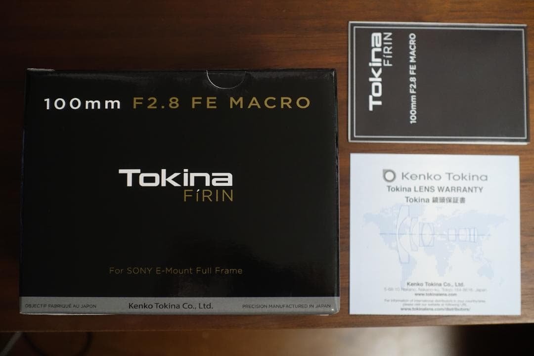 Tokina FíRIN 100mm F2.8 FE MACRO