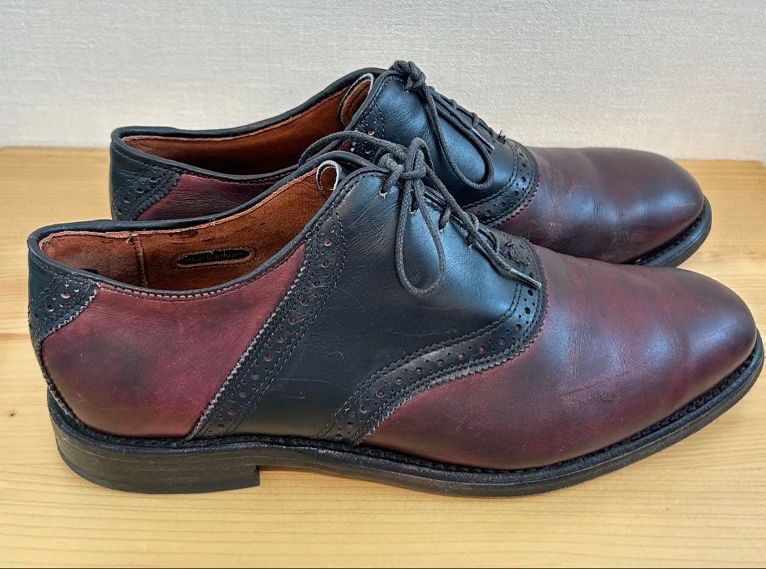 Allen Edmonds Shelton コンビ サドルシューズ US8