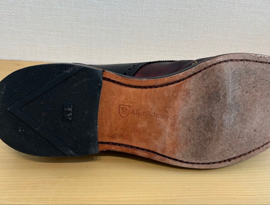 Allen Edmonds Shelton コンビ サドルシューズ US8