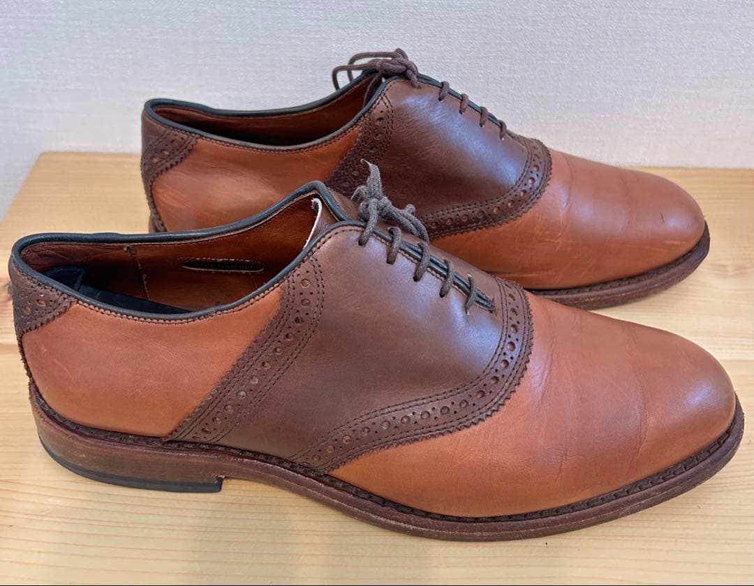 Allen Edmonds Shelton コンビ サドルシューズ US8