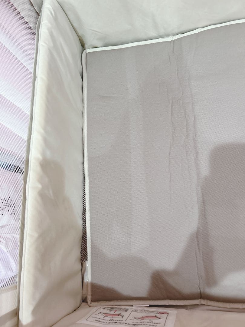 2024年アップリカ ココネルエアープラス ベビー ベッド シュークリーム GR