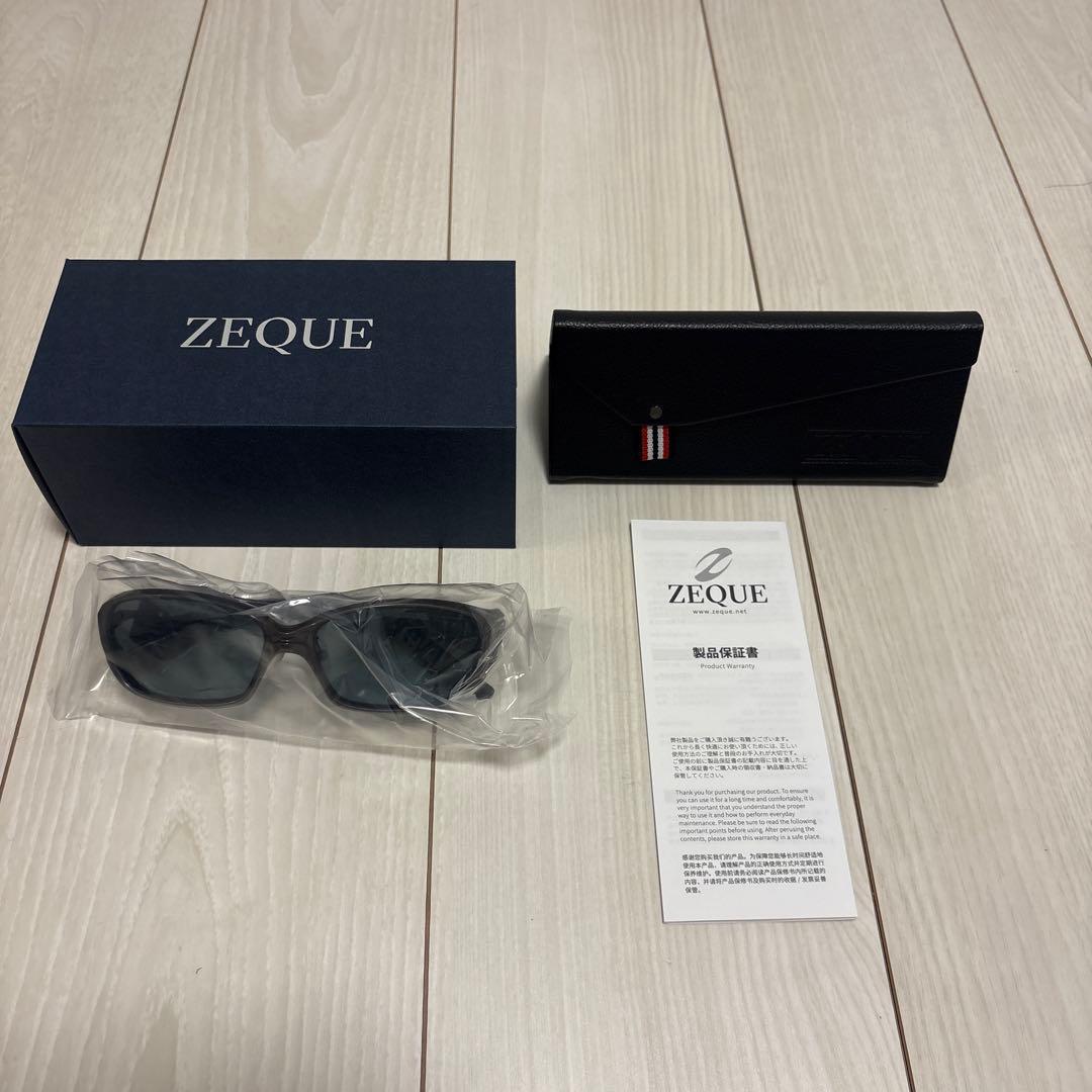 せす ZEQUE Devon ガンメタル サングラス