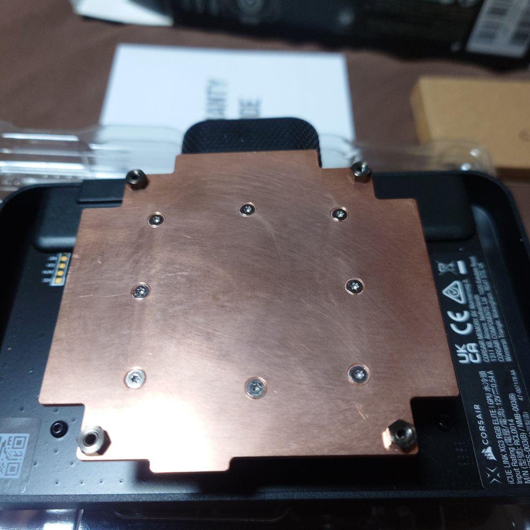 CORSAIR 水冷パーツ XG3 GPUブロックCX-9025001-WW