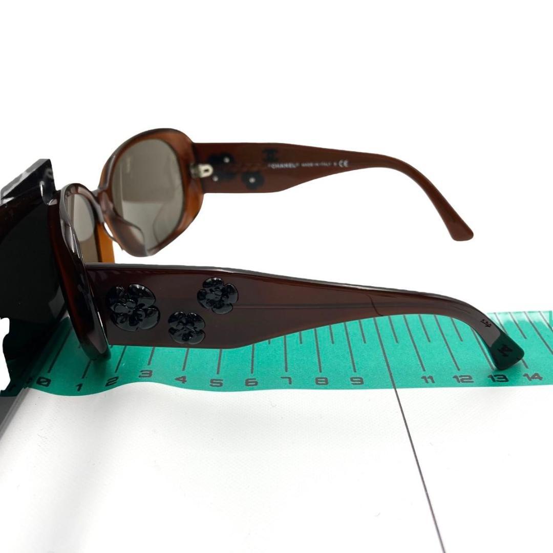 美品　CHANEL シャネル サングラス　カメリア　ココマーク　5113-A