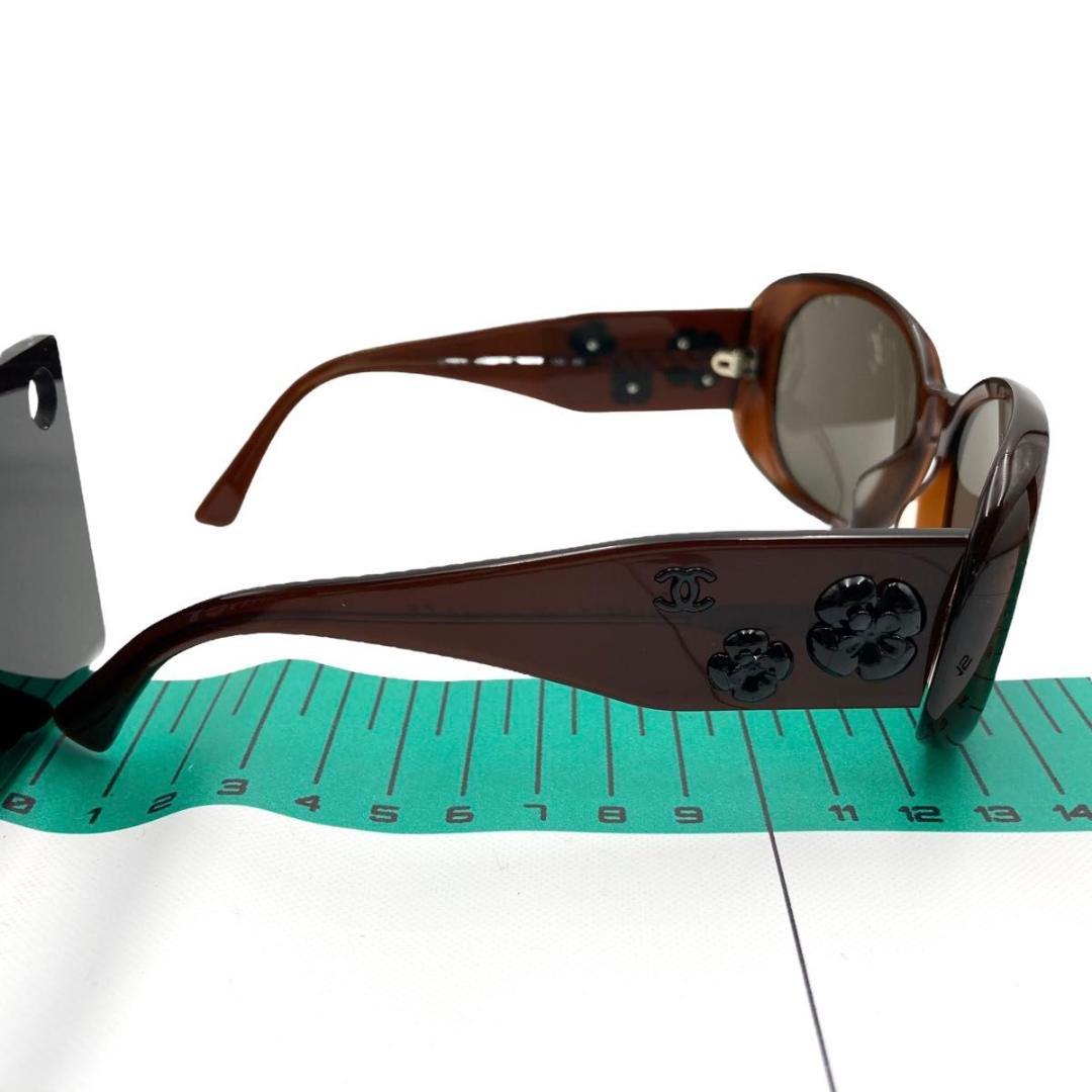 美品　CHANEL シャネル サングラス　カメリア　ココマーク　5113-A