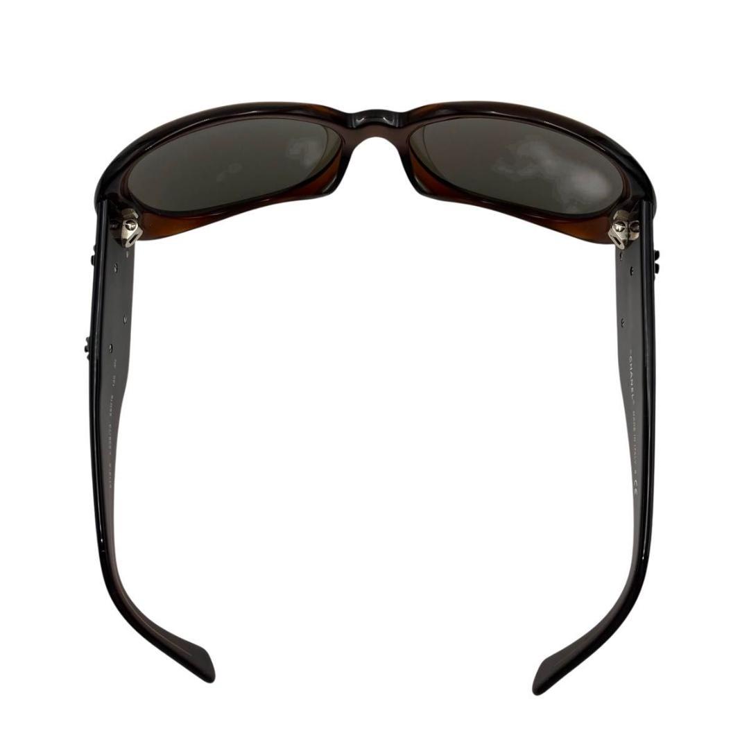 美品　CHANEL シャネル サングラス　カメリア　ココマーク　5113-A