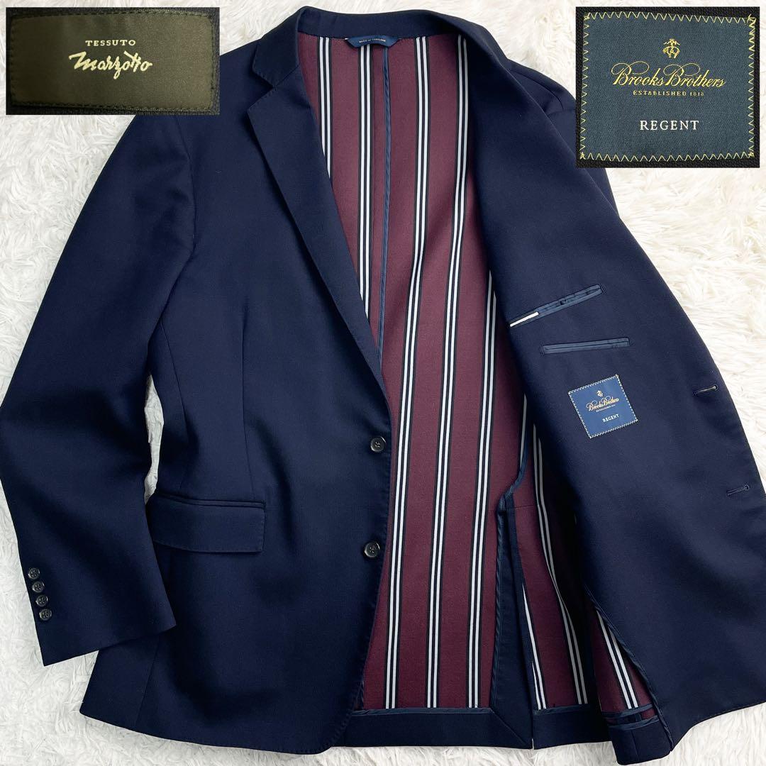 美品 XLサイズ ブルックスブラザーズ マルゾット REGENT ジャケット 紺
