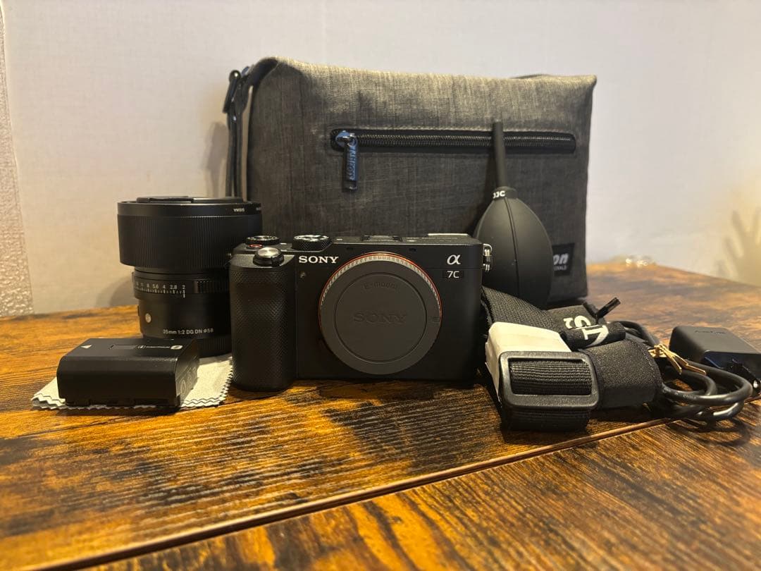 SONYα7Cボディ　SIGMA35mm f2レンズ