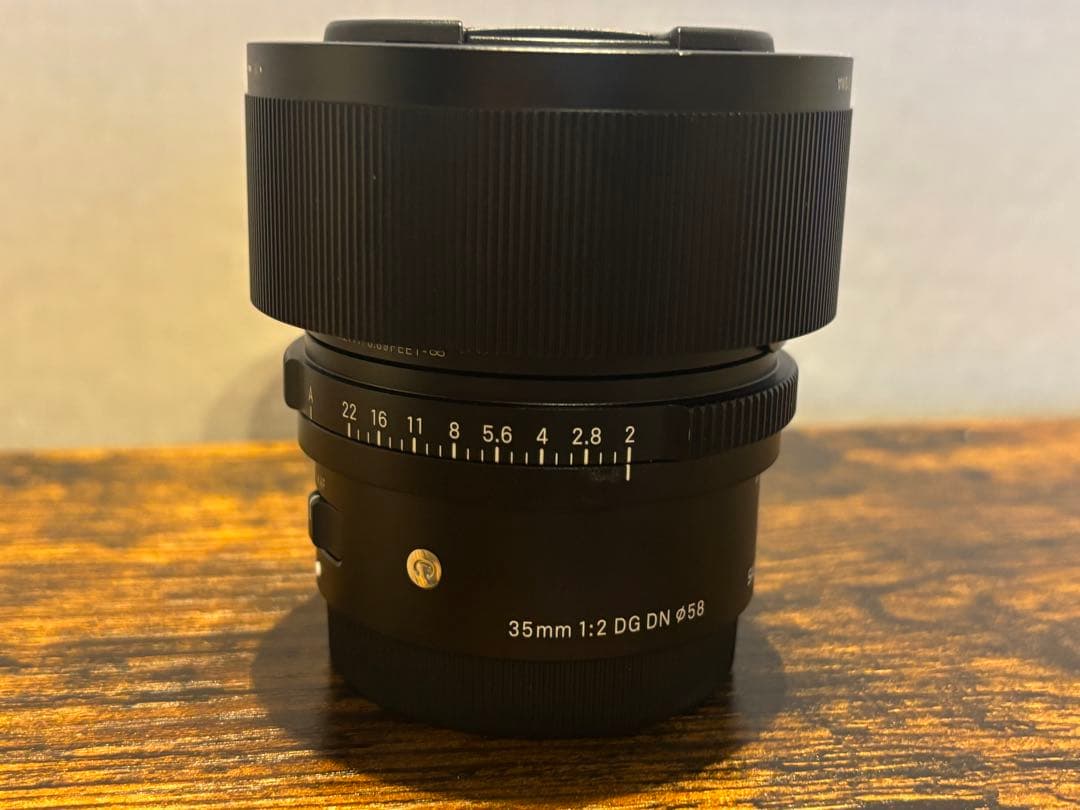 SONYα7Cボディ　SIGMA35mm f2レンズ