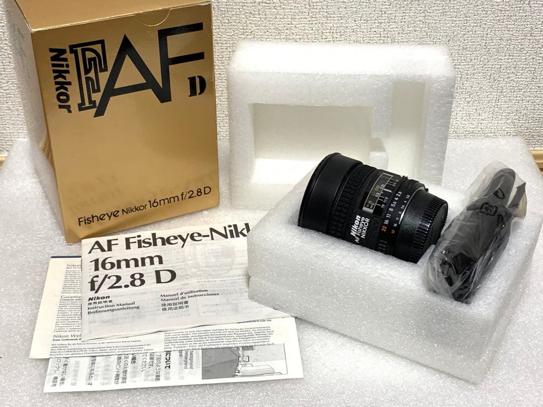 レンズ(単焦点) NIKON AF FISHEYE 16mm 2.8 D