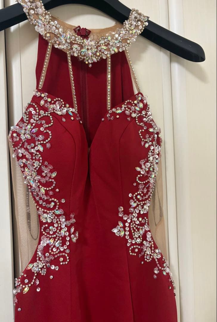 【ANGEL R/エンジェルアール】ホルターネック ミニドレス キャバドレス