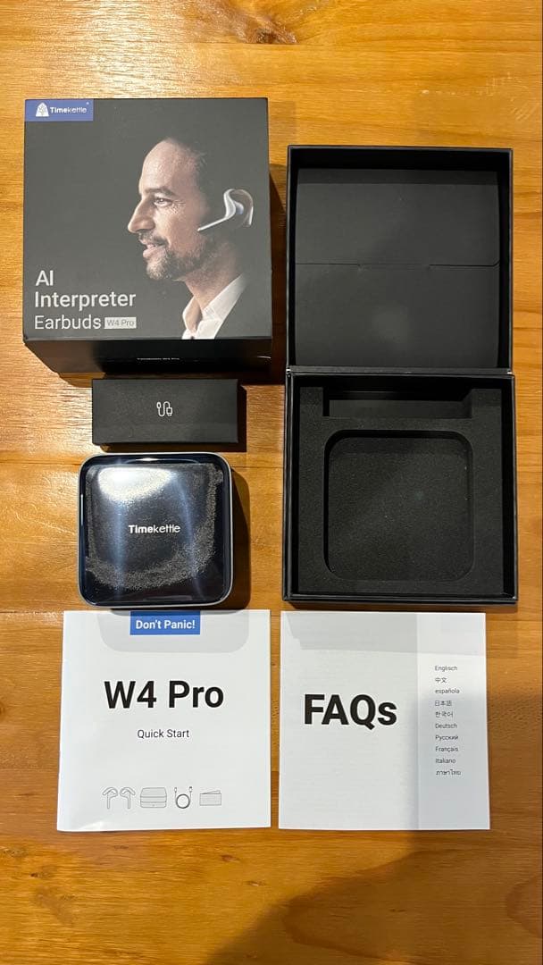Timekettle W4 Pro イヤホン 超美品 （AI翻訳機）