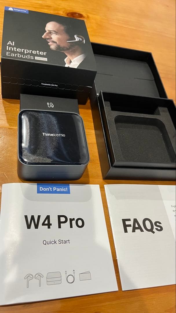 Timekettle W4 Pro イヤホン 超美品 （AI翻訳機）